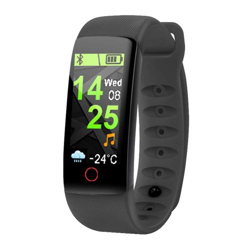  Admier Fitness Tracker Herzfrequenz Fitness Wristband Color Screen Smart Watch Waterproof IP67 Activity Tracker Blutdruck Smart Armband Stopwatch Sport Pedometer,Black