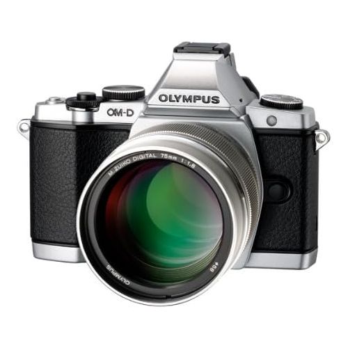 Olympus M.ZUIKO DIGITAL ED 75mm f1.8 (Silver) Lens for Olympus and Panasonic Micro 43 Cameras