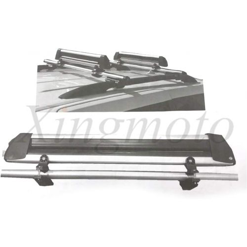  Xingmoto NBX- Universal Ski Snowboard Roof Rack Carriers for 6 Pair Skis or 4 Snowboards