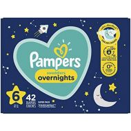 Diapers Size 6, 42 Count - Pampers Swaddlers Overnights Disposable Baby Diapers, Super Pack