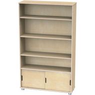 Offex Classroom Book Storage Organizer 4-Shelf Bookcase