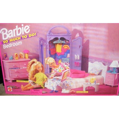 바비 Barbie so Much to Do Bedroom Playset (1995) Retired