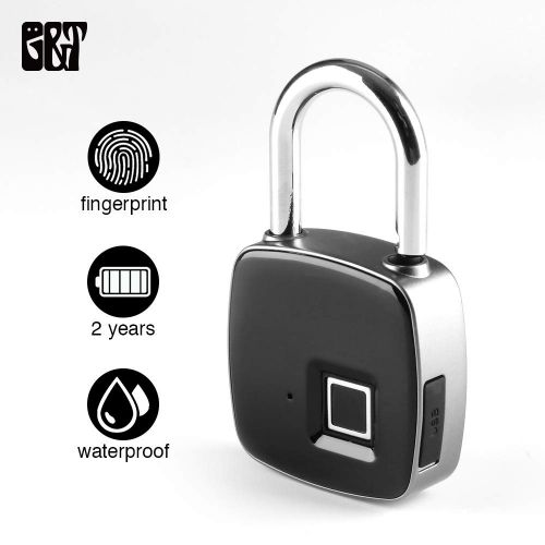  Vapeonly Waterproof Smart Fingerprint Lock Baby Safety Locks Children Protection Cabinet Lock Bag Luggage Door Security Locking Padlock