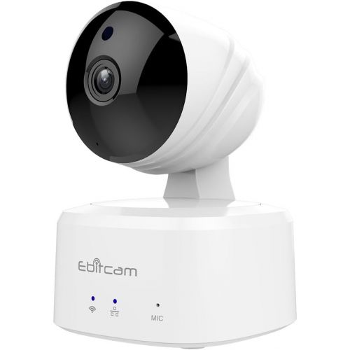  Ebitcam Smart Home WiFi Camera,Baby Monitor, PanTiltZoom, Night Vision, Two-Way Audio, Motion Alarm, Available for iOSAndroidPC,Cloud Service Available,Work with Alexa