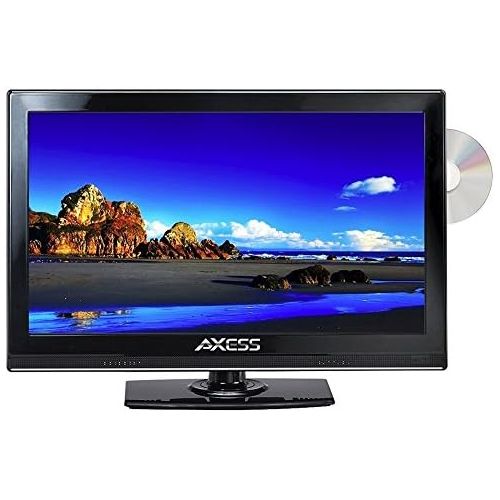  [아마존베스트]Axess 15.4 LED AC/DC TV with DVD Player Full HD with HDMI, SD card reader and USB - 1 Year Direct Manufacturer Warranty