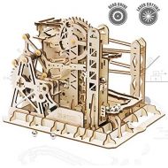 [아마존베스트]ROKR 3D Assembly Wooden Puzzle Brain Teaser Game Mechanical Gears Set Model Kit Marble Run Set Unique Craft Kits Christmas/Birthday/Valentines Gift for Adults & Kids Age 14+(LG503-