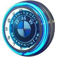 BMW Motorcycles Sign - 19 inch Neon Clock