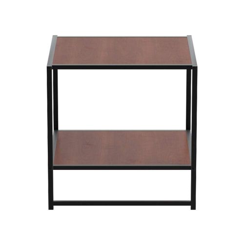  Zinus Dane Modern Studio Collection 20 Inch Square Side / End Table / Night Stand / Coffee Table, Brown