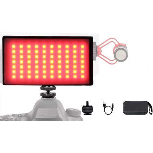  Fotowelt Bi-Color Metal LED Video Light for Studio, YouTube, Product Photography, Video Shooting,Dimmable 600 Beads,with LCD Digital Display Continuous Lighting Panel,Slim, Ultra Bright Lig