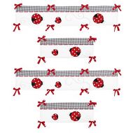 Sweet Jojo Designs Polka Dot Ladybug Collection Crib Bumper