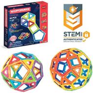 Magformers Basic Set (62-Pieces) Magnetic Building Blocks, Educational Magnetic Tiles, Magnetic Building STEM Toy