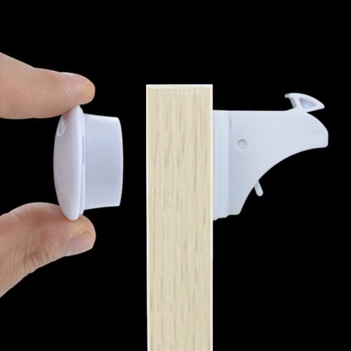 Asatr Baby Child Magnetic Lock Protection Cabinet Door Security Invisible Locks