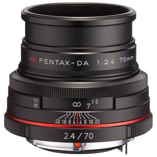  Pentax K-Mount HD DA 70mm f2.4 70-70mm Fixed Lens for Pentax KAF Cameras (Limited Black)