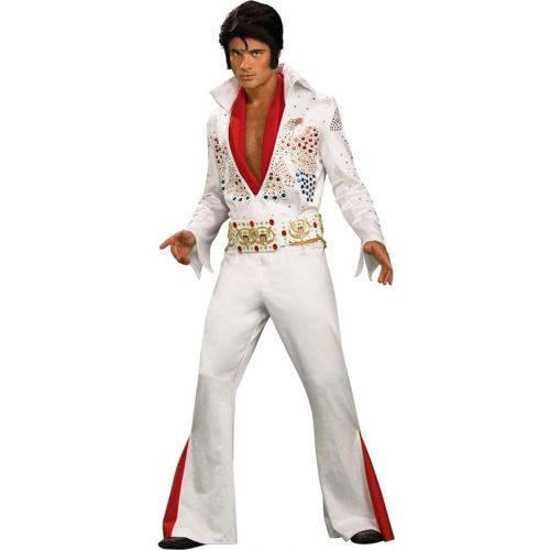  Rubie%27s Elvis Presley Rock N Roll The King Grand Heritage Jumpsuit Sequins Costume