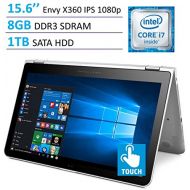 HP Envy x360 15.6 Touchscreen 2-in-1 IPS FHD (1920 x 1080) Laptop PC | Intel Core i7-6500U 2.5GHz | 8GB DDR3L RAM | 1TB HDD | Backlit Keyboard | Bluetooth 4.0 | HDMI | B&O Play | W