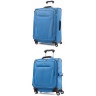 Travelpro Luggage Maxlite 5 Lightweight Expandable Suitcase + 20 Carry-On Spinner (Azure Blue)