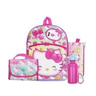 FAB Starpoint Hello Kitty Pink Bows 16 Backpack Back to School Essentials Set