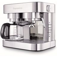 Espressione EM-1040 Stainless Steel Machine Espresso and Coffee Maker, 1.5 L