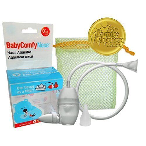  BabyComfy Baby ComfyNose Nasal Aspirator Crystal, Clear by Baby Comfy Care