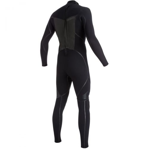 퀵실버 Quiksilver Mens 32mm Syncro Back Zip Full Wetsuit, Black,