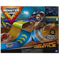 [아마존베스트]Monster Jam Official Champ Ramp Freestyle Playset Featuring Exclusive Son-uva Digger Monster Truck
