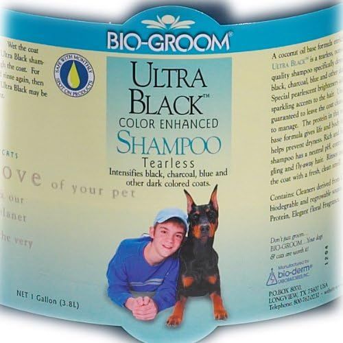  Bio-groom Bio-Groom Ultra Black Color Enhancer Pet Shampoo, 1-Gallon