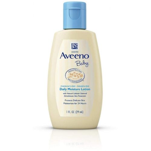  Aveeno Baby Daily Moisture Lotion Travel Size 1 oz (29ml) - Pack of 3