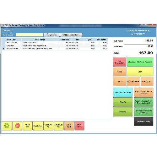  E-Practice Software Checkout Plus Resturants and Bars Point of Sale Checkout Software; Inventory Management & Control, Touchscreen Point of Sale; Software Only Windows Only CDROM
