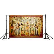 Yeele 10x8ft Ancient Civilization Photography Backdrop Vinyl Primitive Tribe Life History Culture Heritage Egyptian Papyrus Painting Hieroglyphic Photo Background for Photo Video S