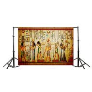 Yeele 10x6.5ft Ancient Civilization Photography Backdrop Vinyl Primitive Tribe Life History Culture Heritage Egyptian Papyrus Painting Hieroglyphic Photo Background for Photo Video
