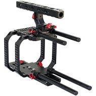 Camtree CAMTREE Hunt Camera cage for Red Scarlet 15mm Rail Rod Tripod mounting Base Plate for Video Movie Making Film Shoot Photography (CH-RSE-CC)