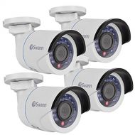 (4-Pack) Swann COSHD-B1080X4 1080p IndoorOutdoor SDI Security Camera w24IR LEDs & 115 Night Vision (White)