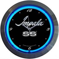 Neonetics Cars and Motorcycles Impala Neon Wall Clock, 15-Inch