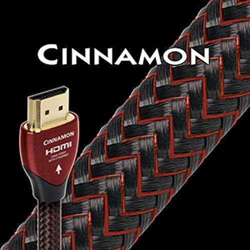  AudioQuest Cinnamon 1m (3.28 ft.) BlackRed HDMI Cable (2-Pack Bundle)