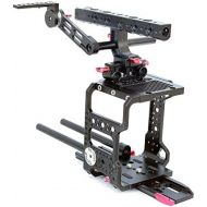 PROAIM Proaim CNC Camera Cage with Top Handle + Dovetail Tripod Plate + EVF Mount for RED RavenWeaponScarlet-W Camera (CG-216-00)