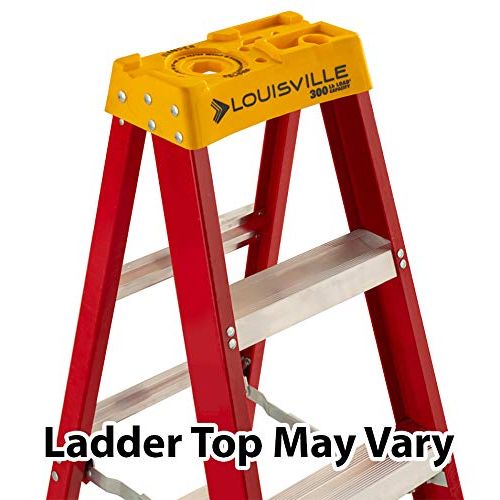  Louisville Ladder 12-Foot Fiberglass Step Ladder, 300-Pound Capacity, Type IA, L-3016-12