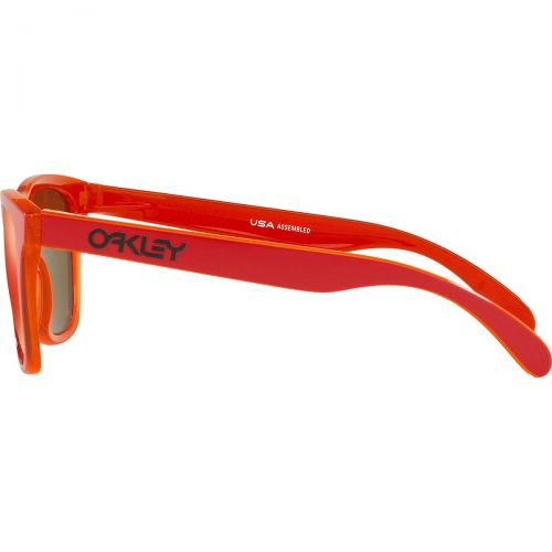 오클리 Oakley Mens Frogskins Asian Fit Sunglasses,OS,Matte Red/Prizm Ruby