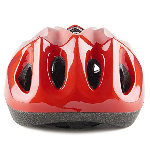  Joyutoy Kids Cycling Bike Helmet Integrated Ultralight Adjustable Safety Bicycle Helmets (Red)