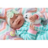 Doll-p Sweet Smiling Baby Preemie Reborn Clothes Correct Doll 15 inches Real Vinyl Alive Realistic Berenguer Lifelike with Beautiful Accessories (Anatomically Correct Girl)