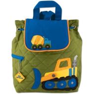 Stephen Joseph Boys Quilted Construction Backpack with Coloring Activity Pad
