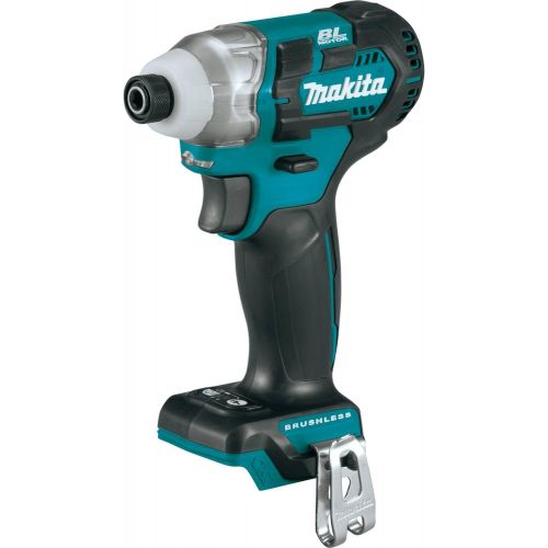  Makita DT04Z 12V Max CXT Lithium-Ion Brushless Cordless Impact Driver, Tool Only,