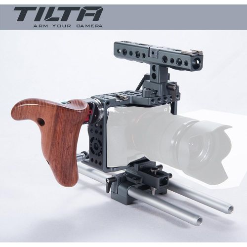  Tilta A7 Rig A7S A7S2 A7R A7R2 Rig Cage + Baseplate + Wooden Handle + Top Handle For SONY A7 series camera Film shooting