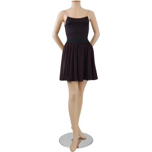  Trienawear 15 Adult Jersey Circle Dance Skirt TR700 Dancewear Black