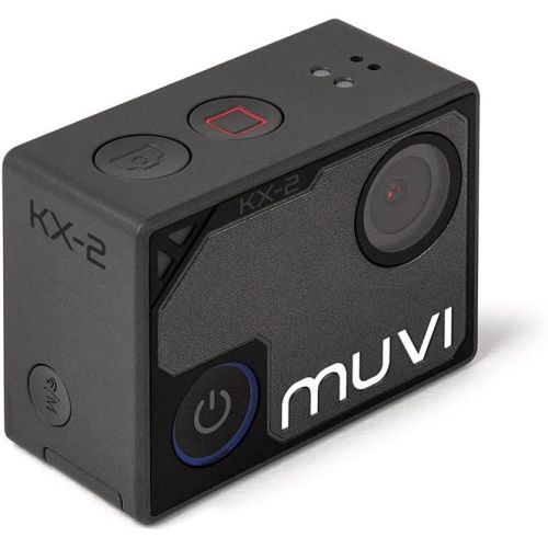  Veho Muvi KX-2 Pro Action Kamera, KX-Serie, Freisprecheinrichtung, WiFi, 16GB microSD Karte, 4k Action Cam, 12MP Foto, 4k30 / 1080p100, wasserdichtes Gehause (VCC-009-KX2-PRO)
