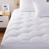 Oaskys oaskys Mattress Pads Cover Queen Size Hypoallergenic Quilted Fitted with deep Pocket Cooling and Breathable for Hotel