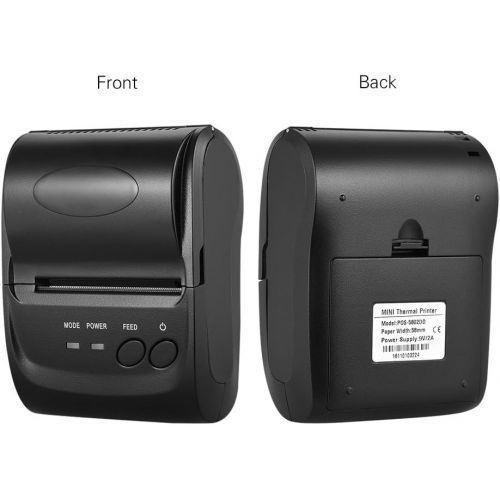  KKmoon POS-5802DD Mini Portable Wireless USB Thermal Printer Receipt Ticket POS Printing for iOS Android Windows