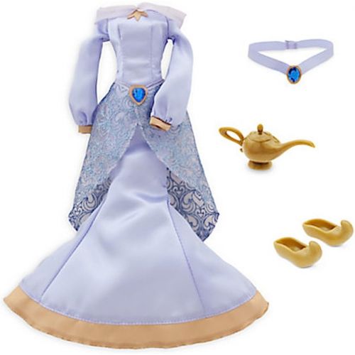 디즈니 Walt Disney Parks Exclusive Aladdin Jasmine Doll Costume Set With Dress, Lamp, Shoes and Necklace