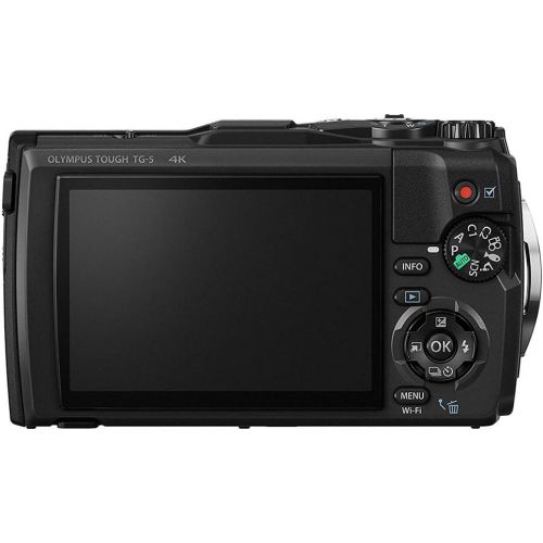  Visit the Olympus Store Olympus TG-5 Waterproof Camera with 3-Inch LCD, Black