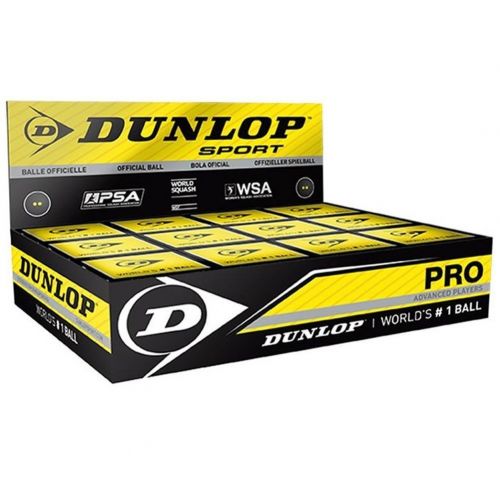  Dunlop Sports Pro XX Squash Ball - One Dozen