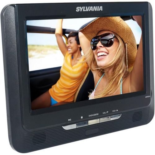  Sylvania SDVD9957 Portable DVD Player with Dual 9 Screen (Black) (Certified Refurbished)